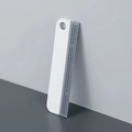 Minimalist white and grey countertop squeegee for bathroom glass and surface cleaning. - Grayish White