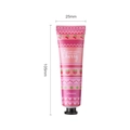 KÖRMESIC Anti-Aging Cherry Hand Cream in pink tube showing 105mm length and 25mm width dimensions - Cherry / 30 g