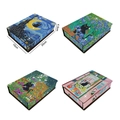 DIY black cat diamond painting wooden storage box set with artistic moon and star designs - Black Cat Starry Night Series (13)