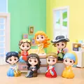 Collectible blind box figure inspired by famous paintings with a cute chibi resin finish - Famous Painting Girl Series / Random 1pc