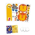 DIY 3D lion door hanger craft kit for kids with cartoon stickers and Do Not Disturb sign - Lion Style / 170x250mm