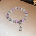 Zircon Pentagram Cat's Eye Elastic Bracelet