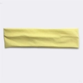 Breathable cotton sports headband in pale yellow for running and outdoor sweat absorption - Deep Primrose Yellow