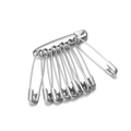 Set de imperdibles de acero inoxidable pulido para costura y manualidades DIY - 20mm / Color Acero