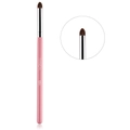 Pink handle eyeshadow blending brush with soft pony hair and silver ferrule - Pink E04 Round Blending Brush