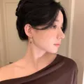 Elegant S925 silver long tassel earrings with bow and hollow star design for women - E6831 Silver