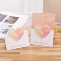 3D heart greeting cards with 'Especially for you' text and pink cloud patterns - Especially For You / Light Orange