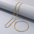 2.8mm Gold Bracelet 20CM