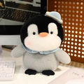 Cute plush penguin doll with blue sailor hat and tie, soft stuffed animal for kids - 20cm Sailor Penguin