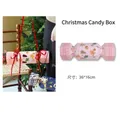 Pink Christmas cracker candy gift box with gingerbread man patterns, 36x16cm, 5pcs pack - 5 Pcs/Pack / Candy Shape Pink Wrapping