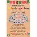 Bracelet perles colorées maman et fille avec breloques MAMA et MINI pour la rentrée - Carte Maternelle
