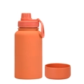 650ml vibrant orange insulated sports bottle with matte finish and portable handle - 650ml / Cinnabar Orange - Sport