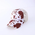 One Size Brown Cow Print