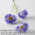 3D Poppy Light Purple