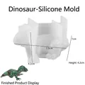 Translucent silicone mold for 3D Therizinosaurus baby dinosaur resin craft making - Therizinosaurus