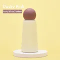 Gourde 350ml blanc ivoire avec bouchon rose fumé pour étudiants et activités de plein air - 350ml / Vieux Rose