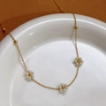 Three-Flower Necklace