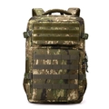 Tactische camouflage rugzak met MOLLE-systeem en zijzakken van gaas voor wandelen - Gele Camouflage