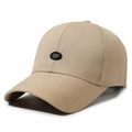 Classic khaki baseball cap with SP embroidery for middle-aged men in casual outdoor style - Khaki