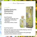 Artistic Osmanthus reed diffuser set with impressionist oil painting style packaging 150ml - Golden Osmanthus 150ml