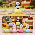 Boîte aveugle d'animaux mignons avec 6 modèles réguliers et 1 figurine cachée - Série Rotation amusante de la planète mignonne (M423) / Un au Hasard