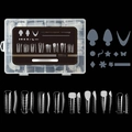Professional 288pcs polygel nail forms set in clear storage box with multiple sizes - Nail Form Set 05 (288pcs)