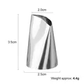 25mm stainless steel cream piping nozzle 3.5cm height for cake decoration baking tools - Size #18