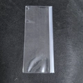 Clear EVA storage bag with white slider zipper for jewelry and beads protection - 24*10cm Transparent Horizontal
