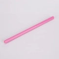 Reusable pink Tritan straw with 1cm wide opening and smooth candy color finish - 1*20cm / Pink
