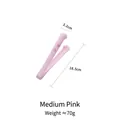Pink cat paw kitchen food tong 18.5cm silicone barbecue and bread serving clip - Medium Pink (Upgrade) One-piece Silicone
