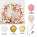 135pcs pink and gold balloon arch kit with latex balloons and confetti for parties - Bohemian Set 02