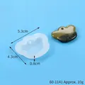 Cloud shaped silicone mold for DIY resin craft showing dimensions of 5.3x4.3cm - 60-1141 Cloud Shape 2