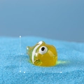 Miniature yellow clownfish glass ornament for micro landscapes, size 2cm by 1.4cm - No. 11 Clownfish