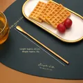 Japanese 304 stainless steel long handle mixing spoon in matte gold finish 22.1cm - Stirring Spoon / 220mm / Gold