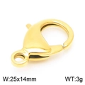 25x14mm lobster clasp in 18k gold plated 304 stainless steel for DIY jewelry making - Gold Lobster Clasp (KLJ8267-Z)
