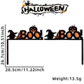 Decorazione ad angolo Halloween Boo zucca strega in feltro per telaio porta - Motivo di Strega