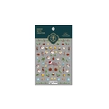 3D embossed Christmas nail stickers featuring Santa and reindeer on TS-1015 sheet - TS-1015 Colorful Christmas Embossed