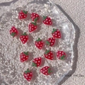 Ciondoli fragola 3D in resina YD-806 rossi, ideali per la nail art fai da te estiva - 806# (Fragola 8*12mm)