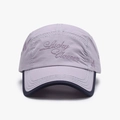Casquette de baseball lavande et marine avec broderie Lucky Clovers et visière - Violet
