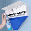 360ml air conditioner foam cleaner with blue waterproof washing cover kit - Flat Bottom Water Bag (No Pipe) + 360ml Cleaner