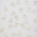 Sparkling white ghost sequins for Halloween party table decor and craft supplies - Ghost / 100pcs Pack / Multicolor Ghost