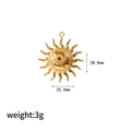 Gold Sun Moon Single Pendant (TP60185)