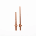Set lancette orologio al quarzo minimalista in alluminio oro rosa per orologi da parete - Oro rosa