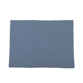 Folded blue muslin baby blanket in soft pure cotton fabric with textured crepe finish - Sky Blue
