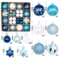New 44Pcs Box (Blue White)