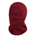 Pasamontañas burdeos de secado rápido con malla transpirable para protección de viento - L (58-60cm) / Granate