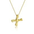 Minimalist 18K gold plated X-shaped letter pendant on a fine chain necklace - Letter X Necklace Set