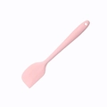 Pink heat resistant silicone spatula tool with hanging hole for baking and cooking - Spatula / Nordic Pink