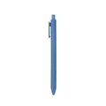 Minimalist macaron blue retractable gel pen with matte texture and modern design - Morandi Haze Blue