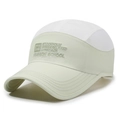Unisex green and white mesh baseball cap with Stockholm fashion school embroidery - Adjustable / Light Green